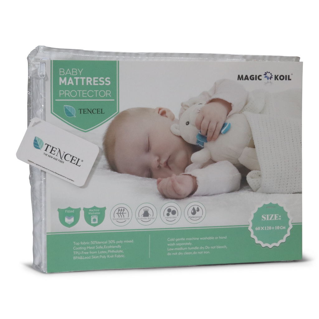 Magic Koil Tencel Baby Mattress Protector (Waterproof)