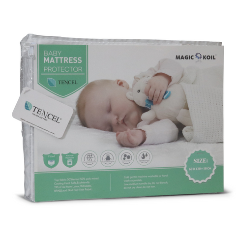 Magic Koil Tencel Baby Mattress Protector (Waterproof)