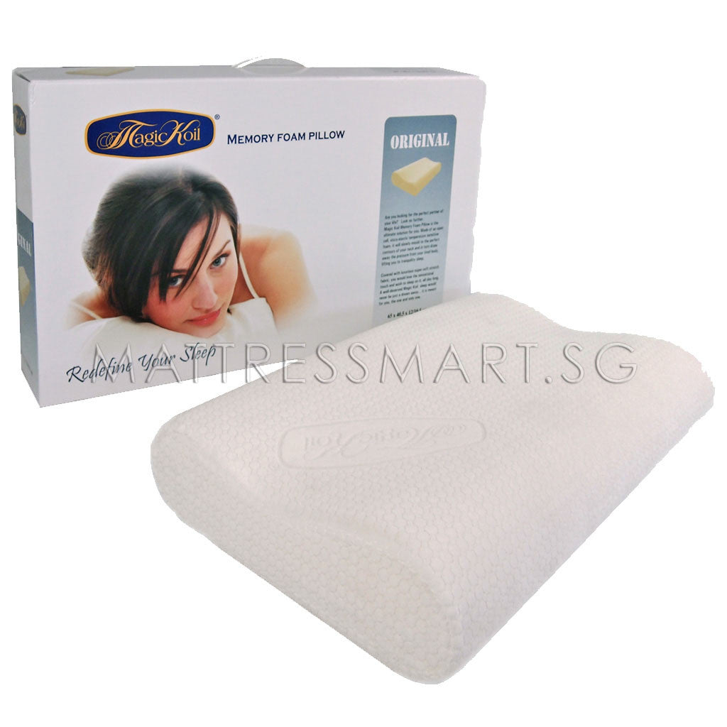 Magic Koil Memory Foam Pillow Contour MattressMart