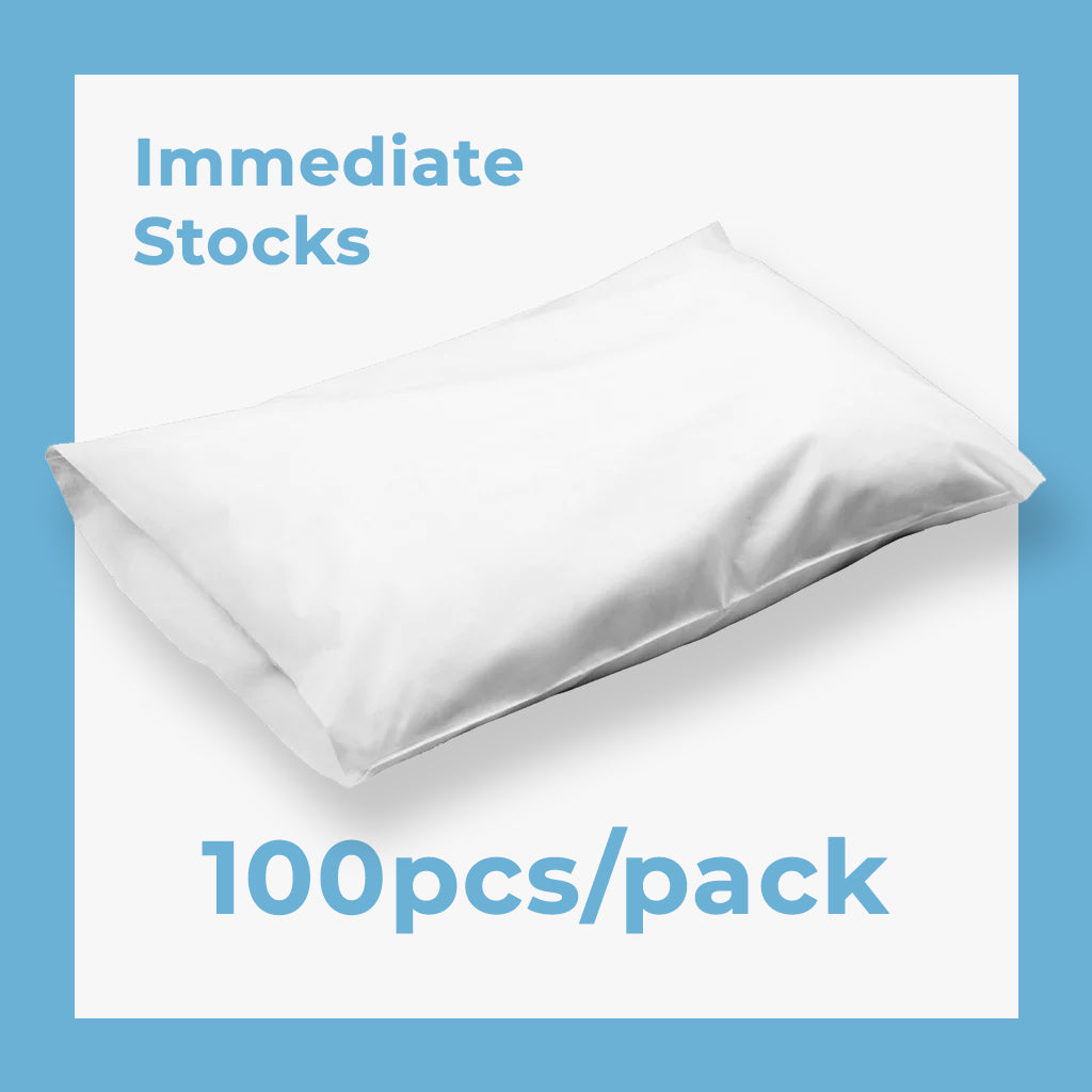 Disposable Pillow Case Non Woven 100pcs pack MattressMart